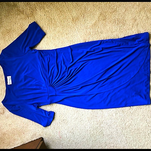 NorthStyle cobalt blue midi dress size 8 - Picture 8 of 10